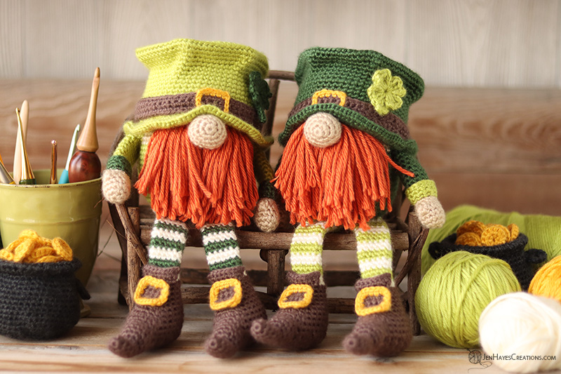 Crochet St. Patrick’s Day Leprechaun Gnome